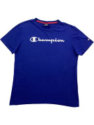 CHAMPION T-SHIRT CASUAL LOGO BLU UOMO M