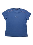 CHAMPION T-SHIRT CASUAL ΜΙΚΡΟ ΛΟΓΟΤΥΠΟ ΜΠΛΕ ΓΥΝΑΙΚΕΙΟ L
