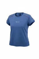 CHAMPION T-SHIRT CASUAL ΜΙΚΡΟ ΛΟΓΟΤΥΠΟ ΜΠΛΕ ΓΥΝΑΙΚΕΙΟ L