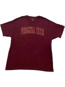 CHAMPION T SHIRT COLLEGIATE BURGUNDY MENS PRE OWNED XL