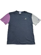 CHAMPION T-Shirt color block con logo ricamato Blu / Multicolore UNISEX M