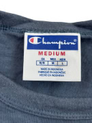 CHAMPION T-Shirt color block con logo ricamato Blu / Multicolore UNISEX M