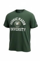 CHAMPION GEORGE MASON UNIVERSITY LOGO T-SHIRT GREEN UNISEX L pre-owned