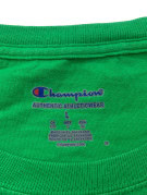 CHAMPION GRAPHIC TEE SPORTSWEAR GREEN MENS PRE OWNED L