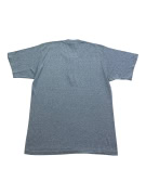 CHAMPION T-SHIRT HENLEY VINTAGE CON LOGO BLU MELANGE UOMO M