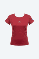 CHAMPION T-Shirt Heritage Logo Κόκκινο Γυναικείο M