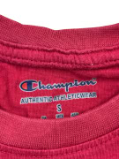 Champion T-Shirt Logo Rosso UNISEX S