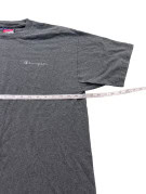 CHAMPION T SHIRT MINIMAL GREY MEN PRE OWNED M