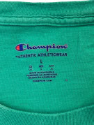 CHAMPION T SHIRT MINIMAL GREEN ΑΝΤΡΙΚΟ PRE OWNED L