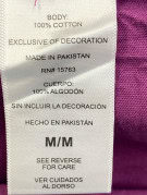 CHAMPION T SHIRT MINIMAL VIOLA UOMO PRE OWNED M
