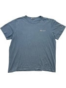 CHAMPION T SHIRT MINIMAL WASHED BLUE MEN PRE OWNED XL