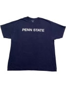 CHAMPION T-SHIRT PENN STATE CON SCRITTA E LOGO SUL RETRO BLU UNISEX XL