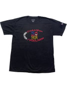 CHAMPION T SHIRT RETRO ΜΑΥΡΟ ΑΝΤΡΙΚΟ M pre-owned