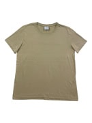 CHAMPION T-SHIRT SCRIPT EMBROIDERED LOGO ΚΑΦΕ/BEIGE ΑΝΔΡΙΚΟ L
