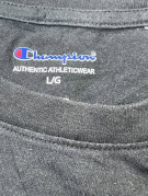 CHAMPION T SHIRT SPELL OUT NERA DONNA PRE OWNED L