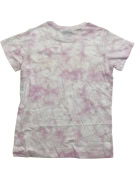Champion T-Shirt Tie-Dye Logo Λευκό Ροζ Γυναικείο S