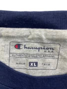 CHAMPION T-SHIRT VINTAGE PICCOLO LOGO BLU DA UOMO M