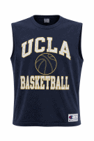90s CHAMPION TANK TOP GRAPHIC NAVY ΑΝΤΡΙΚΟ PRE OWNED L