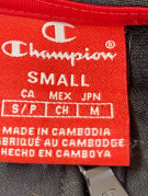 CHAMPION TRACK JACKET SPORTSWEAR ΜΑΥΡΟ UNISEX PRE OWNED S