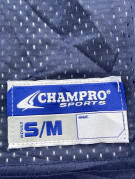 CHAMPRO SPORTS ΑΜΑΝΙΚΗ ΦΑΝΕΛΑ ATHLETIC NAVY UNISEX PRE OWNED M