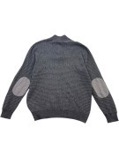 CHAPS MAGLIONE IN MAGLIA CLASSICO GRIGIO SCURO UOMO PRE OWNED L