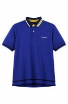 CHAPS POLO SHIRT RETRO BLU UOMO PRE OWNED L