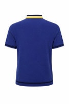 CHAPS POLO SHIRT RETRO BLU UOMO PRE OWNED L