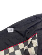 CHASE AUTHENTICS ΜΠΟΥΦΑΝ RACING VINTAGE ΜΑΥΡΟ ΚΟΚΚΙΝΟ ΑΝΤΡΙΚΟ PRE OWNED M
