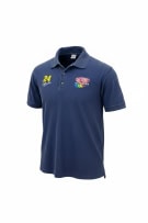 Chase Authentics Polo Logo Motorsport Blu UNISEX L