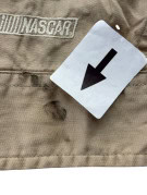 CHASE AUTHENTICS CAMICIA RACING BEIGE UOMO PRE OWNED L