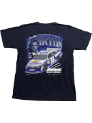 CHASE AUTHENTICS T SHIRT VINTAGE NASCAR MARK MARTIN BLACK UNISEX LARGE pre-owned