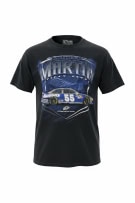 CHASE AUTHENTICS T SHIRT VINTAGE NASCAR MARK MARTIN BLACK UNISEX LARGE pre-owned