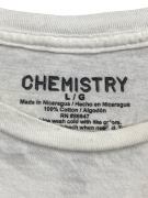CHEMISTRY Corvette Chevrolet C6.R Racing Graphic T-Shirt White UNISEX L