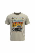 CHEMISTRY MFG T SHIRT GRAFICA RETRO BEIGE UOMO PRE OWNED L