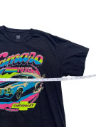 CHEVROLET CAMARO T SHIRT RACING GRAPHIC FADED BLACK MEN PRE OWNED L