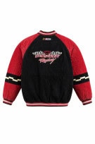 CHEVROLET TRACK JACKET RACING RED BLACK MEN PRE OWNED L