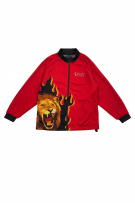 Christen Sport Jacket Track Vintage Lion Logo Κόκκινο Γυναικείο L