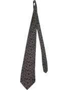 CHRISTIAN DIOR MONSIEUR SILK TIE RETRO GREEN MENS PRE OWNED