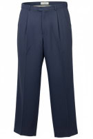 CHRISTIAN DIOR MONSIEUR PLEATED TROUSERS CLASSIC NAVY MENS PRE OWNED L