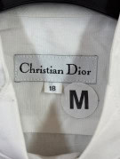 CHRISTIAN DIOR CAMICIA CLASSICA BIANCA DONNA PRE OWNED M