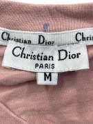 CHRISTIAN DIOR T SHIRT GRAPHIC ΡΟΖ ΓΥΝΑΙΚΕΙΟ PRE OWNED M