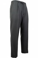 CHRISTIAN DIOR ΥΦΑΣΜΑΤΙΝΟ ΠΑΝΤΕΛΟΝΙ CLASSIC PINSTRIPE ΑΝΘΡΑΚΙ ΑΝΤΡΙΚΟ PRE OWNED XL