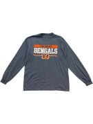 CINCINNATI BENGALS ΜΑΚΡΥΜΑΝΙΚΗ ΜΠΛΟΥΖΑ SPORTSWEAR GRAPHIC CHARCOAL ΑΝΤΡΙΚΟ PRE OWNED M