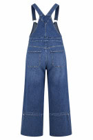 GAP DENIM SALOPETA VINTAGE BLUE WOMEN PRE OWNED XL