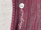 DESIGUAL KNITWEAR STRIPED BORDEAUX WOMEN PRE OWNED L