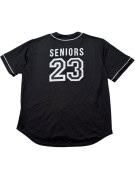 CLASS OF BY HERFF JONES BASEBALL JERSEY SPORTSWEAR ΜΑΥΡΟ ΑΝΤΡΙΚΟ PRE OWNED S