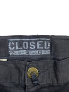 CLOSED CHINO PANTS VINTAGE LOGO BLACK MEN'S M