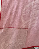 1980s COCA COLA TOWEL COTTON SOLID RED UNISEX PRE OWNED