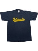 Colorado Buffaloes T-shirt blu navy Gildan unisex M