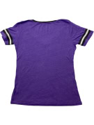 Colorado Rockies Purple V-Neck T-Shirt with Print